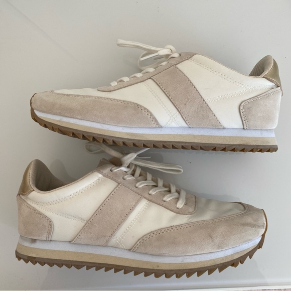 j crew trainers in metallic - Picture 4 of 6